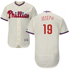 Men's Majestic Philadelphia Phillies #19 Tommy Joseph Cream Flexbase Authentic Collection MLB Jersey