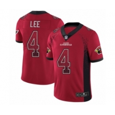 Youth Arizona Cardinals #4 Andy Lee Limited Red Rush Drift Fashion Football Jersey