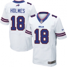 Men's Nike Buffalo Bills #18 Andre Holmes Elite White NFL Jersey