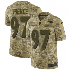 Youth Nike Baltimore Ravens #97 Michael Pierce Limited Camo 2018 Salute to Service NFL Jersey