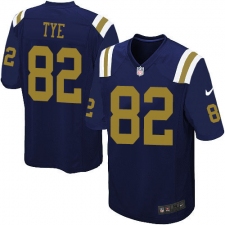 Youth Nike New York Jets #82 Will Tye Limited Navy Blue Alternate NFL Jersey