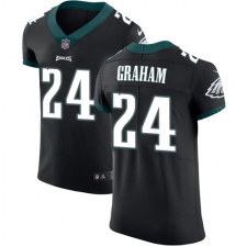 Men's Nike Philadelphia Eagles #24 Corey Graham Black Vapor Untouchable Elite Player NFL Jersey
