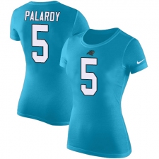 NFL Women's Nike Carolina Panthers #5 Michael Palardy Blue Rush Pride Name & Number T-Shirt