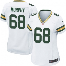 Women's Nike Green Bay Packers #68 Kyle Murphy Game White NFL Jersey