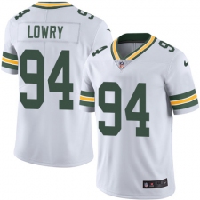 Youth Nike Green Bay Packers #94 Dean Lowry White Vapor Untouchable Elite Player NFL Jersey