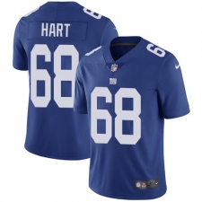 Men's Nike New York Giants #68 Bobby Hart Royal Blue Team Color Vapor Untouchable Limited Player NFL Jersey