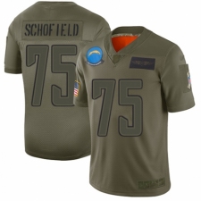 Men's Los Angeles Chargers #75 Michael Schofield Limited Camo 2019 Salute to Service Football Jersey