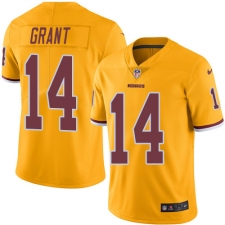 Youth Nike Washington Redskins #14 Ryan Grant Limited Gold Rush Vapor Untouchable NFL Jersey