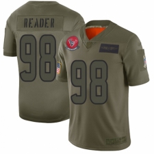 Youth Houston Texans #98 D.J. Reader Limited Camo 2019 Salute to Service Football Jersey