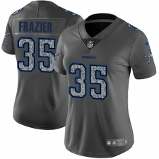 Women's Nike Dallas Cowboys #35 Kavon Frazier Gray Static Vapor Untouchable Limited NFL Jersey