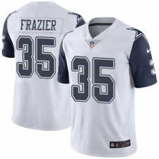 Youth Nike Dallas Cowboys #35 Kavon Frazier Limited White Rush Vapor Untouchable NFL Jersey