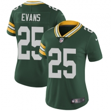 Women's Nike Green Bay Packers #25 Marwin Evans Green Team Color Vapor Untouchable Elite Player NFL Jersey