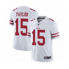 Men's San Francisco 49ers #15 Trent Taylor White Vapor Untouchable Limited Player Football Jersey