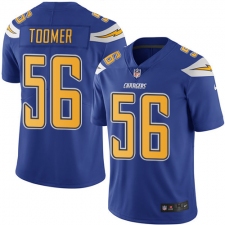Youth Nike Los Angeles Chargers #56 Korey Toomer Limited Electric Blue Rush Vapor Untouchable NFL Jersey