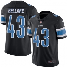 Youth Nike Detroit Lions #43 Nick Bellore Limited Black Rush Vapor Untouchable NFL Jersey