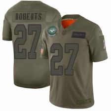 Women's New York Jets #27 Darryl Roberts Limited Camo 2019 Salute to Service Football Jersey