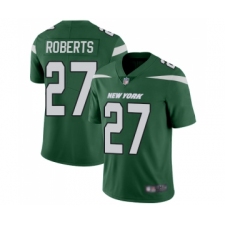 Youth New York Jets #27 Darryl Roberts Green Team Color Vapor Untouchable Limited Player Football Jersey