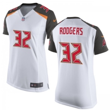 Women's Nike Tampa Bay Buccaneers #32 Jacquizz Rodgers Game White NFL Jersey