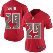 Women's Nike Tampa Bay Buccaneers #29 Ryan Smith Limited Red Rush Vapor Untouchable NFL Jersey