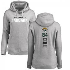 NFL Women's Nike Jacksonville Jaguars #84 Keelan Cole Ash Backer Pullover Hoodie