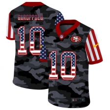 Men's San Francisco 49ers #10 Jimmy Garoppolo Camo Flag Nike Limited Jersey