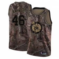 Women's Nike Boston Celtics #46 Aron Baynes Swingman Camo Realtree Collection NBA Jersey