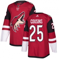 Youth Adidas Arizona Coyotes #25 Nick Cousins Premier Burgundy Red Home NHL Jersey