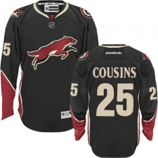 Youth Reebok Arizona Coyotes #25 Nick Cousins Authentic Black Third NHL Jersey