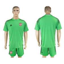 Russia Blank Green Goalkeeper Soccer Country Jersey