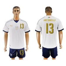 Italy #13 Antonelli Away Soccer Country Jersey