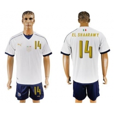 Italy #14 El Shaarawy Away Soccer Country Jersey