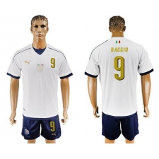Italy #9 Baggio Away Soccer Country Jersey