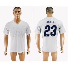 Real Madrid #23 Danilo Marine Environmental Protection Home Soccer Club Jersey