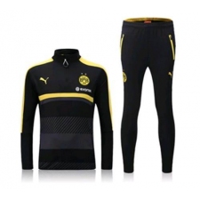 Dortmund Black Soccer Suit