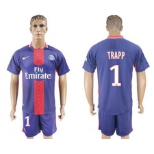 Paris Saint-Germain #1 Trapp Home Soccer Club Jersey