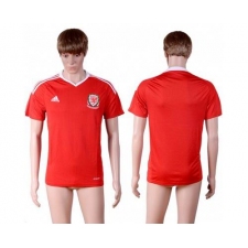 Wales Blank Red Home Soccer Country Jersey