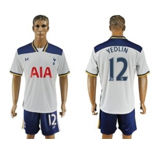 Tottenham Hotspur #12 Yedlin White Home Soccer Club Jersey