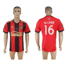 Atlanta United FC #16 Mccann Home Soccer Club Jersey