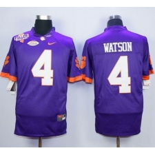 LSU Tigers #4 Deshaun Watson Purple Limited Stitched NCAA Jersey