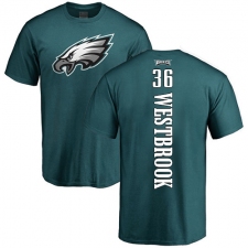 Nike Philadelphia Eagles #36 Brian Westbrook Green Backer T-Shirt