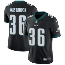 Youth Nike Philadelphia Eagles #36 Brian Westbrook Black Alternate Vapor Untouchable Limited Player NFL Jersey
