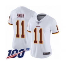 Women's Washington Redskins #11 Alex Smith White Vapor Untouchable Limited Player 100th Season Football Jersey