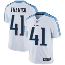 Youth Nike Tennessee Titans #41 Brynden Trawick White Vapor Untouchable Elite Player NFL Jersey