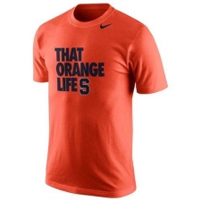 Syracuse Orange Nike Basketball Mascot Life T-Shirt Orange