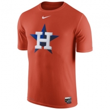 MLB Houston Astros Nike Authentic Collection Legend Logo 1.5 Performance T-Shirt - Orange