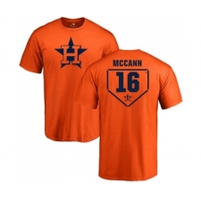 MLB Nike Houston Astros #16 Brian McCann Orange RBI T-Shirt