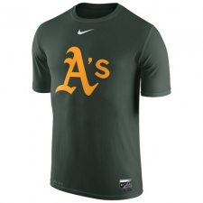 MLB Oakland Athletics Nike Authentic Collection Legend Logo 1.5 Performance T-Shirt - Green
