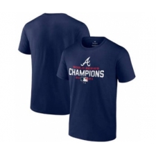 Men's Atlanta Braves 2021 Navy World Series Champions Dream Team Roster Tri-Blend T-Shirt