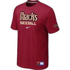 MLB Men's Arizona Diamondbacks Nike Practice T-Shirt - Red