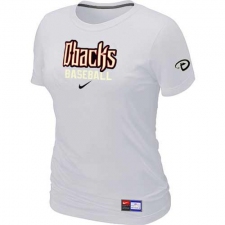 MLB Women's Arizona Diamondbacks Nike Practice T-Shirt - White